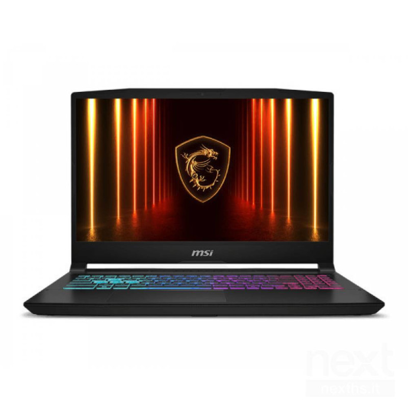 MSI Katana 15 HX è un bnotebook gaming/b con bIntel Core i7/b e bRTX 5070/b. Offre b16GB RAM/b, b1TB SSD/b e display b15.6" FHD/