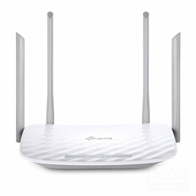 TP-Link Archer C50 supporta Wi-Fi Dual-Band AC1200, fino a 300Mbps in 2.4Ghz e 867Mbps in 5GHz.