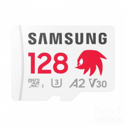 Samsung bSonic PRO Plus/b è una bscheda MicroSDXC/b da b128GB/b con bvelocità/b di lettura fino a b180 MB/s/b e scrittura fino a