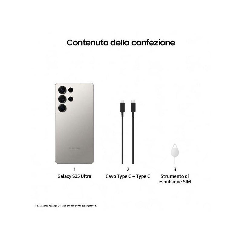 SAMSUNG S25 ULTRA 12+512GB DS 5G TITANIUM GRAY  OEM SM-S938BZTGEUB