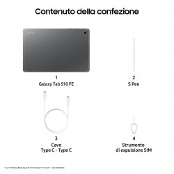 GALAXY TAB S10 FE 8+128GB GRAY (SM-X520NZAREUE)