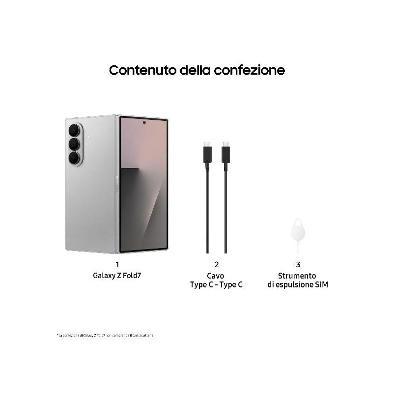 GALAXY Z FOLD7 12+512GB SILVER SHADOW (SM-F966BZSCEUE)