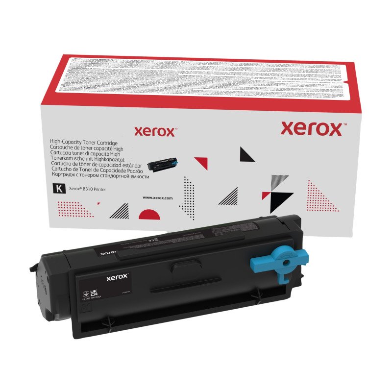 Xerox Cartuccia toner Nero a Alta capacità da 8000 Pages per Stampante ® B310, Stampante multifunzione ® B305​ ​ ® B315