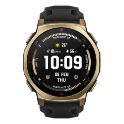 Amazfit T-rex 3 Pro 3,35 cm (1.32") AMOLED 44 mm Digitale 466 x 466 Pixel Touch screen Oro Wi-Fi GPS (satellitare)