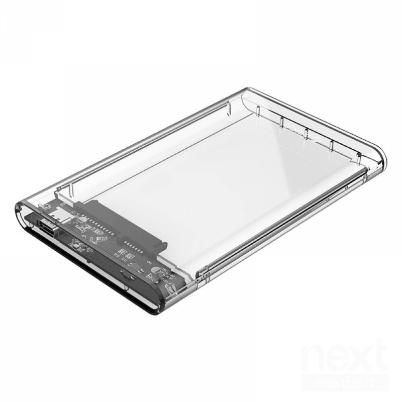 Orico 2139C3 è una custodia esterna per HDD/SSD da 2.5" che supporta trasferimenti fino a 5 Gbps con USB 3.1 Type-C. Compatibile