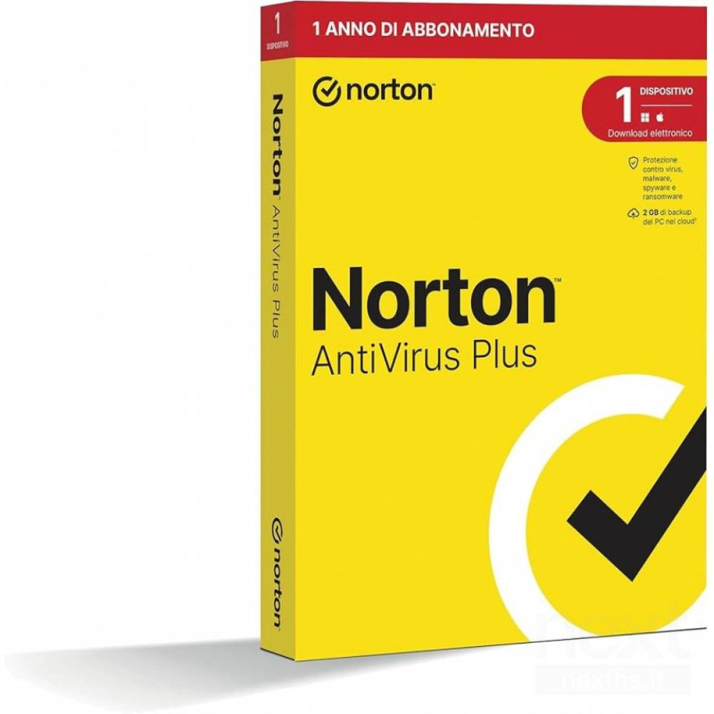 Norton Plus 2026 protegge da btruffe/b e minacce online, offre bpassword manager/b e backup nel cloud. Edizione per 1 dispositiv