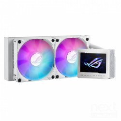 ASUS ROG Ryujin III 240 ARGB White Edition raffredda con un display LCD da 3.5", pompa Asetek e ventole ARGB da 120 mm. Offre co