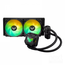 ASUS TUF Gaming LC II 240 ARGB è un bkit di raffreddamento a liquido/b per bprocessore/b, ideale per bgaming/b con illuminazione