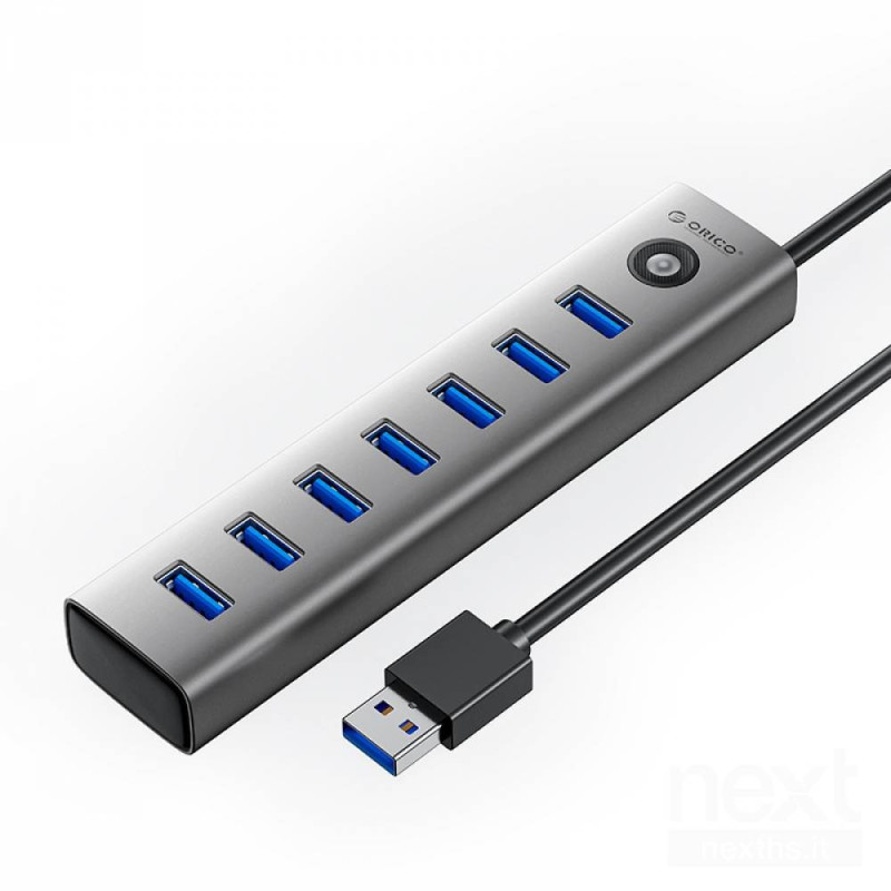 Orico CL7U-U3 è un bhub USB 3.0/b di btipo A/b che offre bconnettività/b estesa e balta velocità/b.