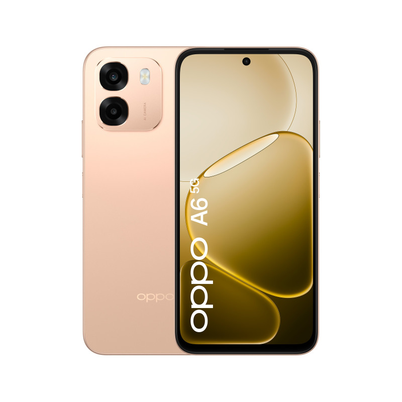 OPPO A6 5G AI Smartphone, doppia fotocamera 50MP+2, Selfie 8MP, Display 6.75” 120HZ IPS HD+, 6550mAh, RAM