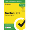 Norton 360 Standard 2024| Antivirus per 1 dispositivo | Licenza di 1 anno con rinnovo automatico | Secure VPN e Password