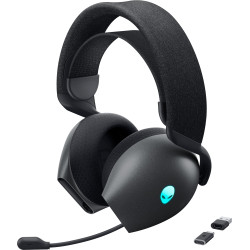Alienware AW725H Auricolare Con cavo e senza cavo A Padiglione Gaming USB tipo-C Bluetooth Nero