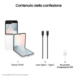 GALAXY Z FLIP7 FE 8+128GB WHITE (SM-F761BZWGEUE)