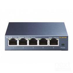 TP-Link TL-SG105 è uno switch di rete Gigabit con 5 porte GLAN.