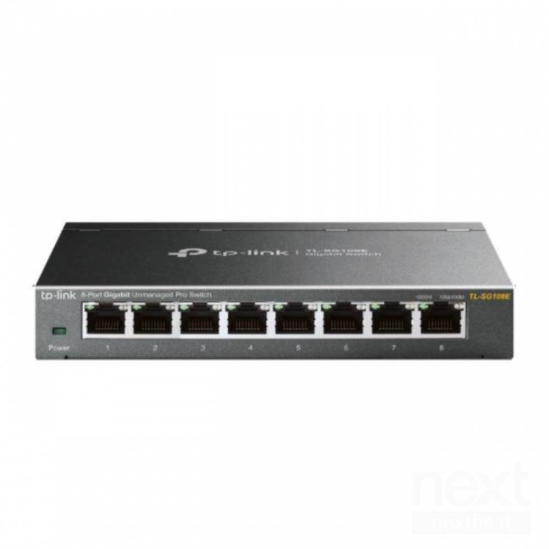TP-Link TL-SG108E è uno switch di rete Smart Gigabit con 8 porte GLAN.