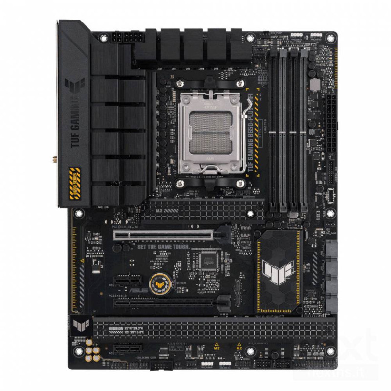 ASUS TUF Gaming B650-Plus Wi-Fi è una scheda madre bATX/b con bSocket AM5/b per bAMD Ryzen 7000/8000/9000/b, offre bDDR5/b, bWi-
