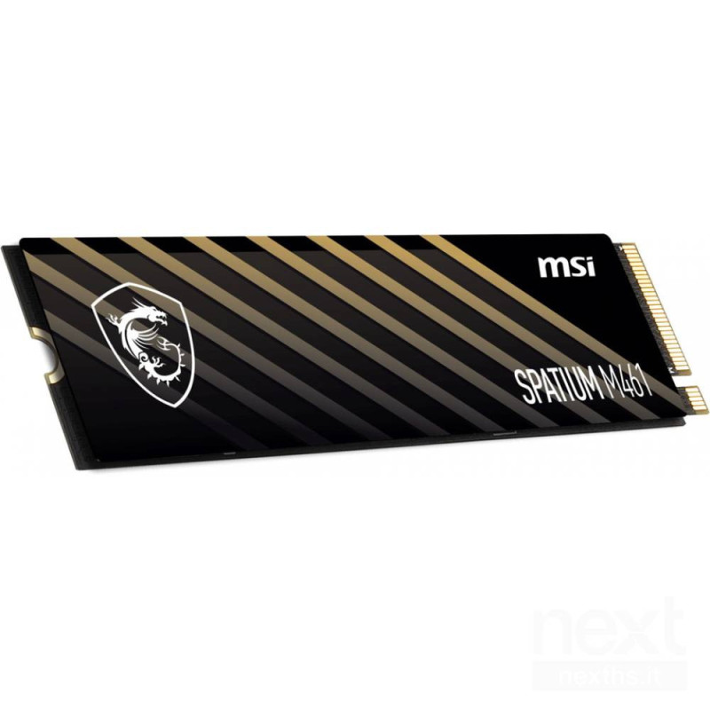 MSI Spatium M461 offre bvelocità/b di lettura fino a 5000 MB/s e scrittura fino a 3200 MB/s. Con 1 TB di capacità e interfaccia