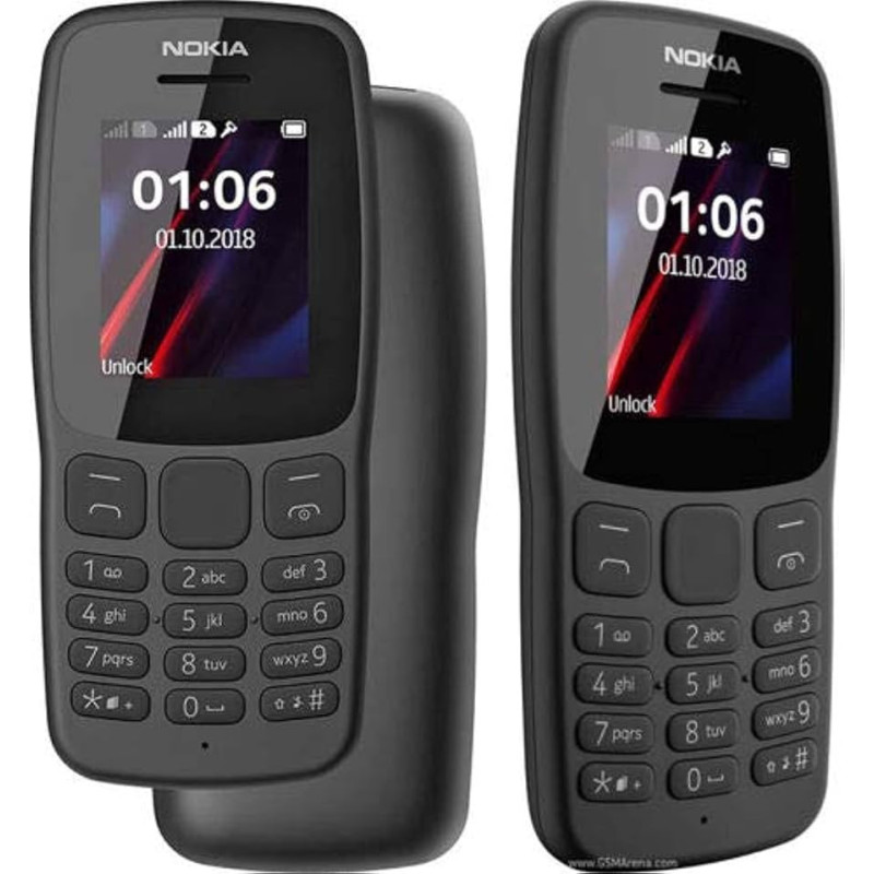 Nokia 106 TA-1114 4GB Black Smartphone