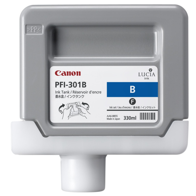 Canon PFI-301GY Pigment Blue Ink Cartridge