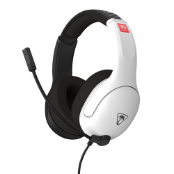 Turtle Beach Airlite Fit Nero e Bianco Cuffie da gioco con cavo - Con licenza ufficiale per Nintendo Switch 2, Nintendo Switch, 