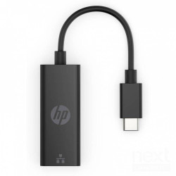 HP Adattatore da Usb-C a RJ45 G2 collega dispositivi USB-C a reti bEthernet/b, offrendo una connessione bcablata/b veloce e baff