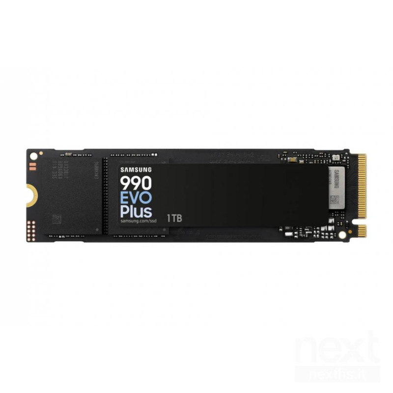 bSamsung 990 EVO Plus SSD 1TB/b offre prestazioni eccezionali con velocità fino a 7.250 MB/s. Ideale per professionisti e gaming
