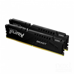 Kingston Fury Beast RGB e' Kit RAM tipo DDR5 da 64GB con una frequenza di 6000MHz. b Certificazione AMD EXPO e Intel XMP/b