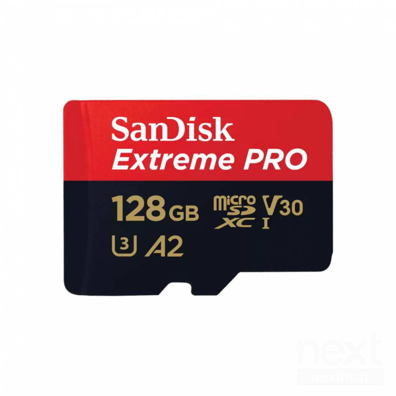 Sandisk Extreme Pro offre bvelocità/b di lettura fino a 200MB/s, ideale per video 4K UHD e app. È bresistente/b e perfetta per G
