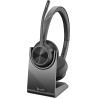 HP Poly Cuffie Poly Voyager 4320 UC stereo USB-A + adattatore USB-A BT700 + supporto per ricarica