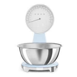 SMEG ANALOG AND DIGITAL KITCHEN SCALE PASTEL BLUE KSF01PBWW