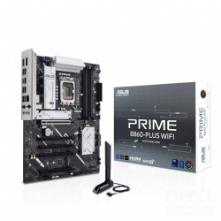 ASUS Prime B860-PLUS Wi-Fi e' una scheda madre con chipset Intel B860, 4 slot di RAM DDR5 e 2 slot M.2. bWi-Fi presente sulla sc