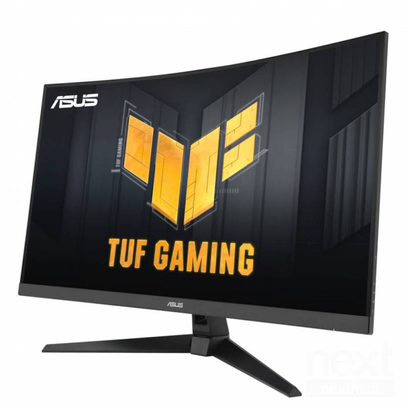 ASUS TUF VG32WQ3B è un bmonitor gaming curvo/b da b31.5" QHD/b a b180Hz/b. Ideale per un'esperienza di gioco bfluida/b e bimmers