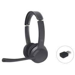 CUFFIE STEREO BLUETOOTH 5.3 con Adattore Bluetooth - Microfono con tasto Mute, Noise cance