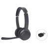 CUFFIE STEREO BLUETOOTH 5.3 con Adattore Bluetooth - Microfono con tasto Mute, Noise cance