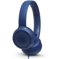 CUFFIE+MIC JBL T500 BLU ()