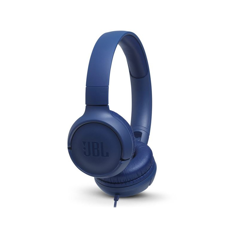 CUFFIE+MIC JBL T500 BLU ()