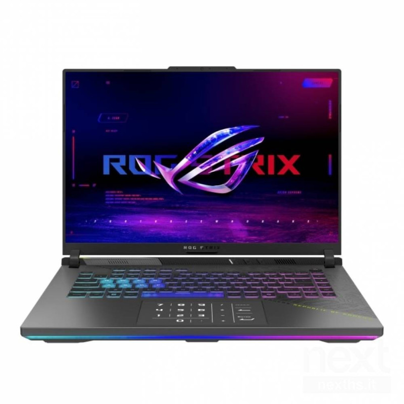 ASUS ROG Strix G16 è un Notebook con processore AMD Ryzen 9 9955HX, 16GB di RAM DDR5, SSD da 1TB e scheda video bNVIDIA GeForce