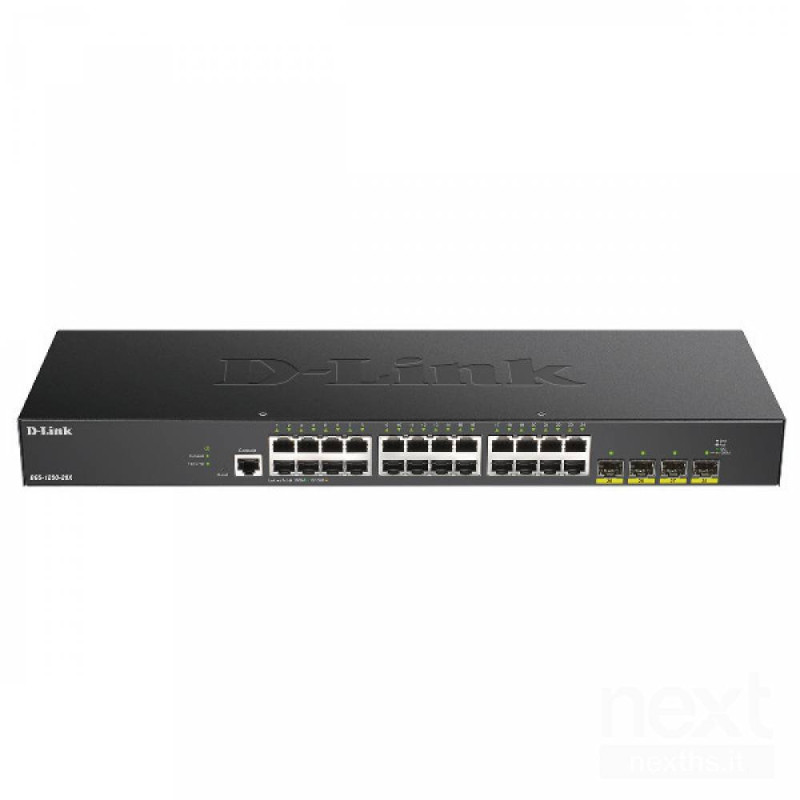 D-Link DGS-1250-28X/E e' uno switch di rete gigabit con 28 porte ethernet