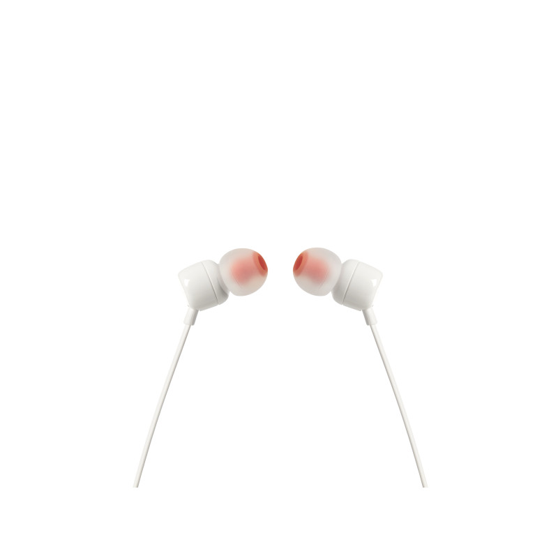 AURIC+MIC JBL T110WHITE ()