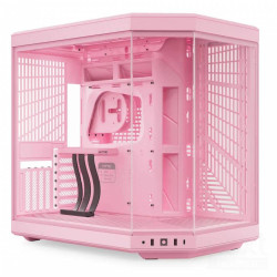 HYTE Y70 Strawberry Milk è un bcase mid-tower/b elegante di colore brosa/b con supporto fino a 4 slot GPU e vetro panoramico per