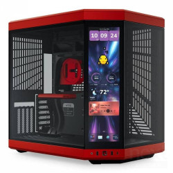 HYTE Y70 Touch Infinite Black Cherry è un case midi-tower con bvetro temperato/b e btouchscreen integrato/b, supporta configuraz