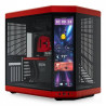 HYTE Y70 Touch Infinite Black Cherry è un case midi-tower con bvetro temperato/b e btouchscreen integrato/b, supporta configuraz