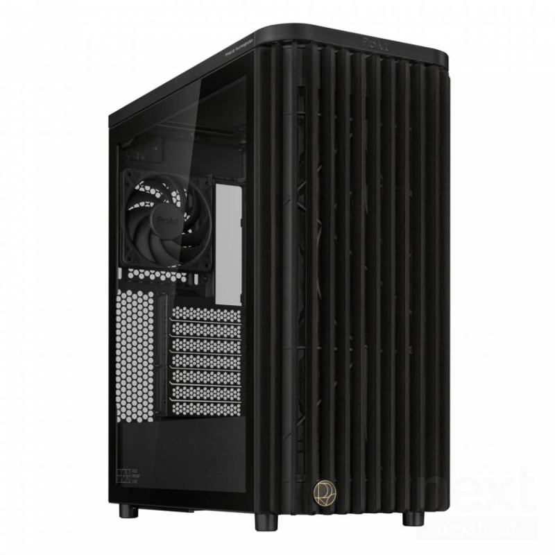 ASUS ProArt PA401 è un bcase tower/b in bvetro temperato/b, ideale per configurazioni bATX/b e con ampio spazio per l'espansione