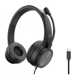 CUFFIA STEREO USB-C con Microfono Riduzione rumorositï¿½ e Controllo remoto (POLONA05BC)