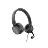 CUFFIA STEREO USB con Microfono Riduzione rumorositï¿½ e Controllo remoto (POLONA05B)
