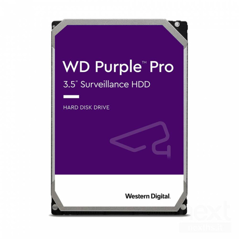 Western Digital WD Purple Pro offre un'eccezionale capacità di b18 TB/b con prestazioni elevate grazie ai b7200 Giri/min/b e a 5