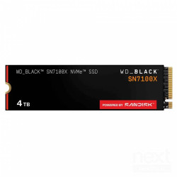 Western Digital WD Black SN7100X  è un bSSD M.2/b da b4 TB/b con interfaccia bPCI Express 4.0/b e tecnologia bNVMe/b. Offre bvel