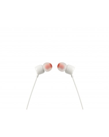 JBL Tune 110 Auricolare Cablato In-ear MUSICA Bianco