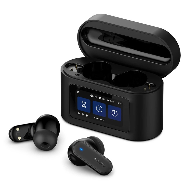 Philips Serie 6000 TAT6000BK 00 cuffia e auricolare True Wireless Stereo (TWS) In-ear Musica e Chiamate Bluetooth Nero