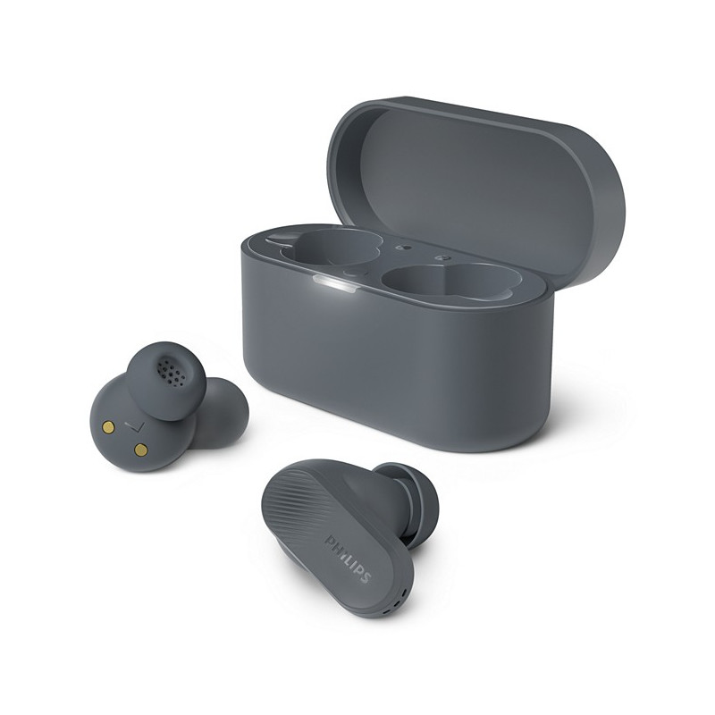 Philips Serie 3000 TAT3509GY 00 cuffia e auricolare True Wireless Stereo (TWS) In-ear Musica e Chiamate Bluetooth Grigio